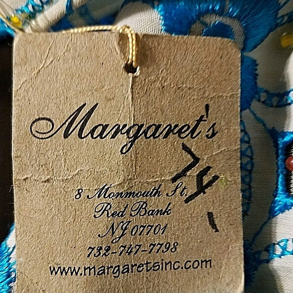 Embroided Handbag Margaret's beads ethnic unique - Picture 3 of 7